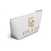 Accessory Pouch — FIN A GO Gold Logo Cosmetic Bag (Feeling Inspired)