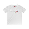 Kids Tee — Red Speed Checkmark Graphic
