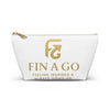 Accessory Pouch — FIN A GO Gold Logo Cosmetic Bag (Feeling Inspired)