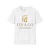 FINAGO Gold Logo T-Shirt — "Feeling Inspired, Always Going On" Graphic Tee