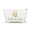 Accessory Pouch — FIN A GO Gold Logo Cosmetic Bag (Feeling Inspired)