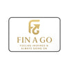 Desk Mat — FIN A GO Gold Logo Inspirational Office Desk Pad