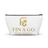 Accessory Pouch — FIN A GO Gold Logo Cosmetic Bag (Feeling Inspired)