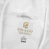 Gold Logo Windbreaker Jacket — FINA GO Monogram Full-Zip Hooded Windbreaker