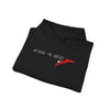 Racing Stripe Hoodie — Red Chevron Graphic Pullover
