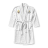 Embroidered Terry Shawl Robe – Luxe Spa Bathrobe with Personalized Crest