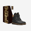 FIN A GO Black Minimal street high boot