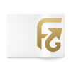 Softcover Journal — FIN A GO Gold Logo Inspirational Notebook