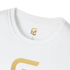 FINAGO Gold Logo T-Shirt — "Feeling Inspired, Always Going On" Graphic Tee