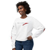 Racing-Inspired V Chevron Crewneck Sweatshirt