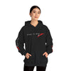 Racing Stripe Hoodie — Red Chevron Graphic Pullover