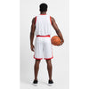 Men White Basketball Jersey
