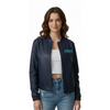 Women Black Bomber Jacket